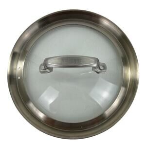 Belgique Glass and Stainless Steel Vented Lid Replacement Lid For 7-7/8" Pan